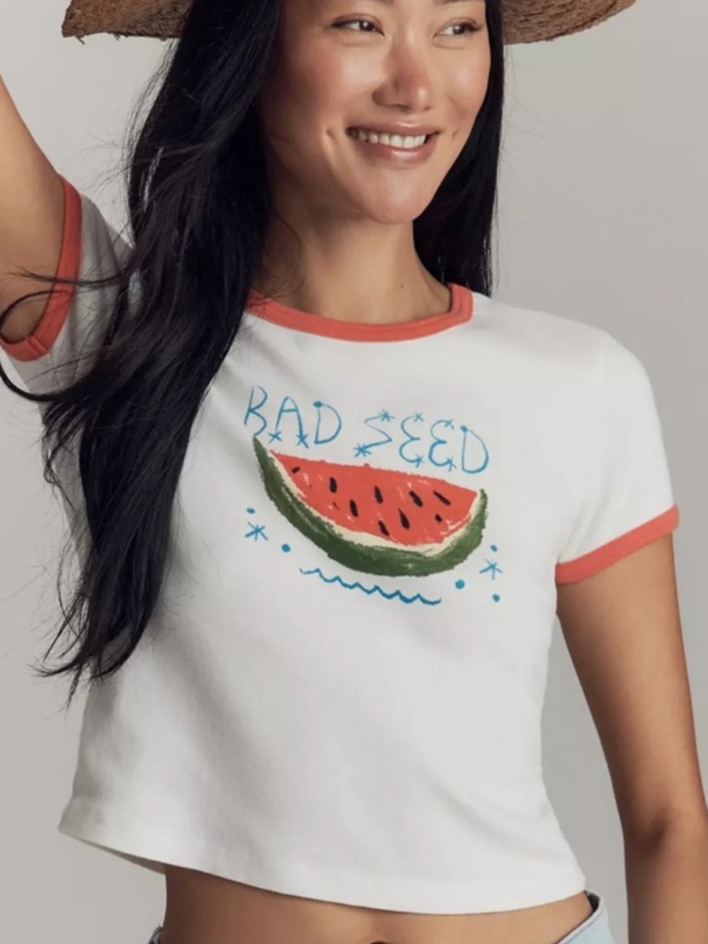 Mother Brand The Itty Bitty Cotton Graphic Baby Tee